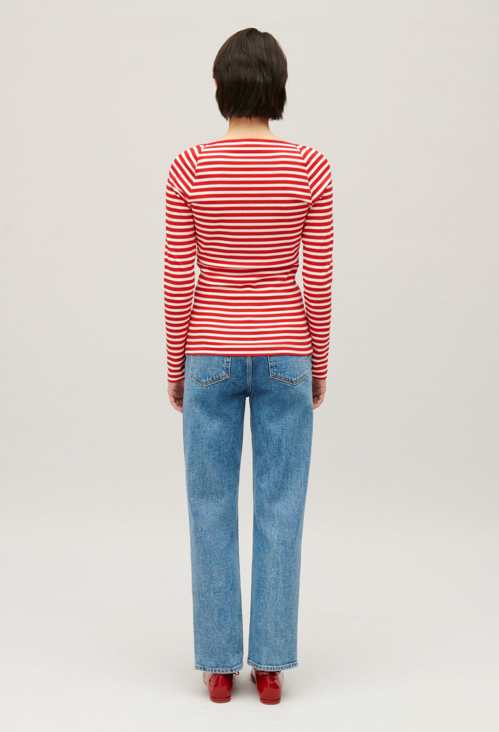 Claudie Pierlot - Tee Shirt - Tumiki Rayures - Rouge