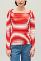 Claudie Pierlot - Tee Shirt - Tumiki Rayures - Rouge