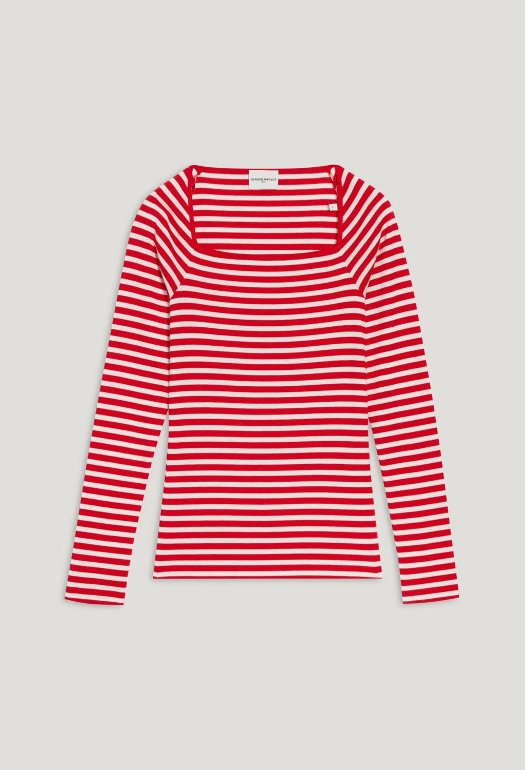 Claudie Pierlot - Tee Shirt - Tumiki Rayures - Rouge