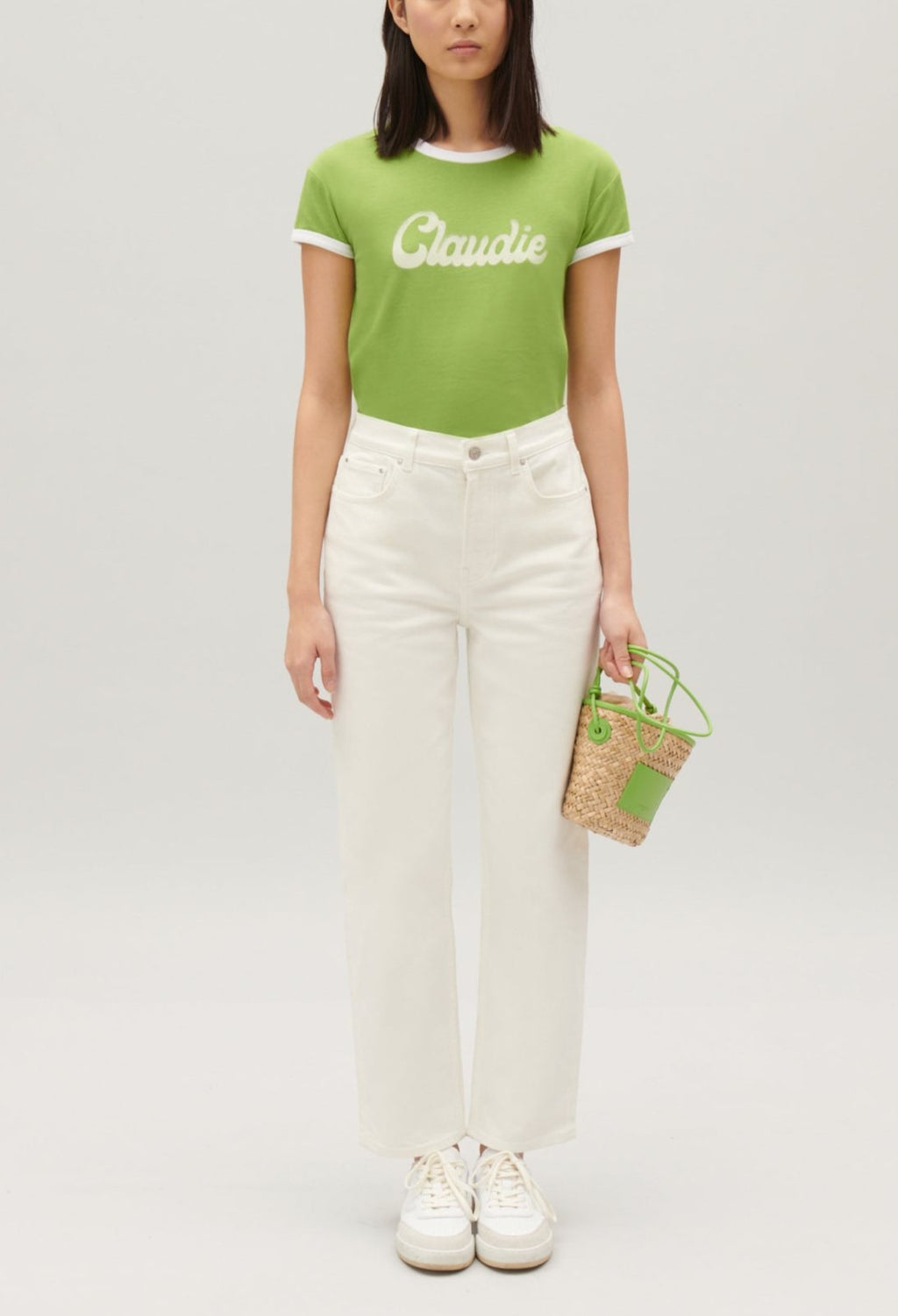 Claudie Pierlot - Tee Shirt - Tamet - Matcha