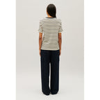 Claudie Pierlot - Tee-Shirt Marinière Rayée Bicolore