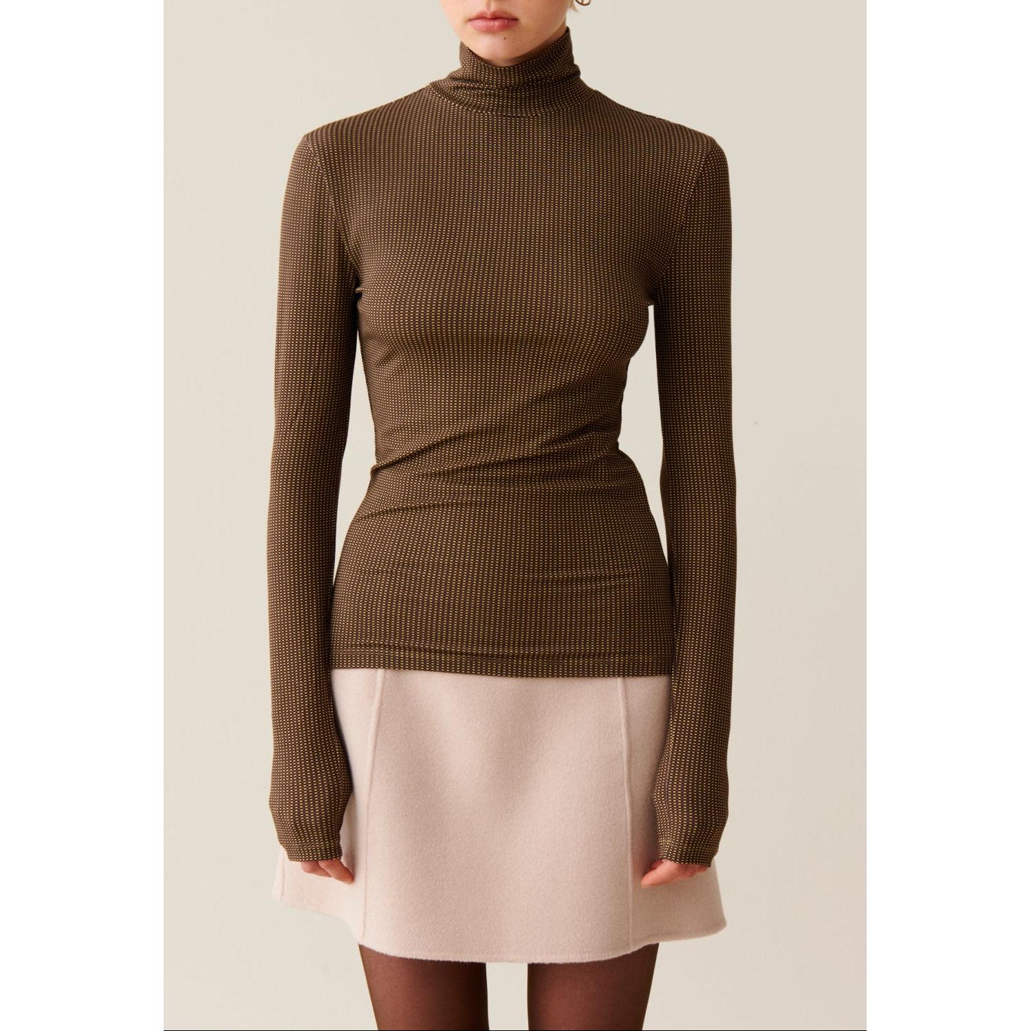 Claudie Pierlot - Top Col Cheminée Ajusté