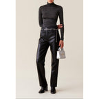 Claudie Pierlot - Sous-Pull Jersey Brillant Col Haut