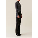 Claudie Pierlot - Sous-Pull Jersey Brillant Col Haut