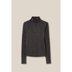 Claudie Pierlot - Sous-Pull Jersey Brillant Col Haut