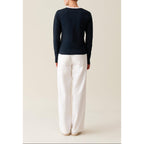 Claudie Pierlot - T-Shirt Coton Manches Longues Noir