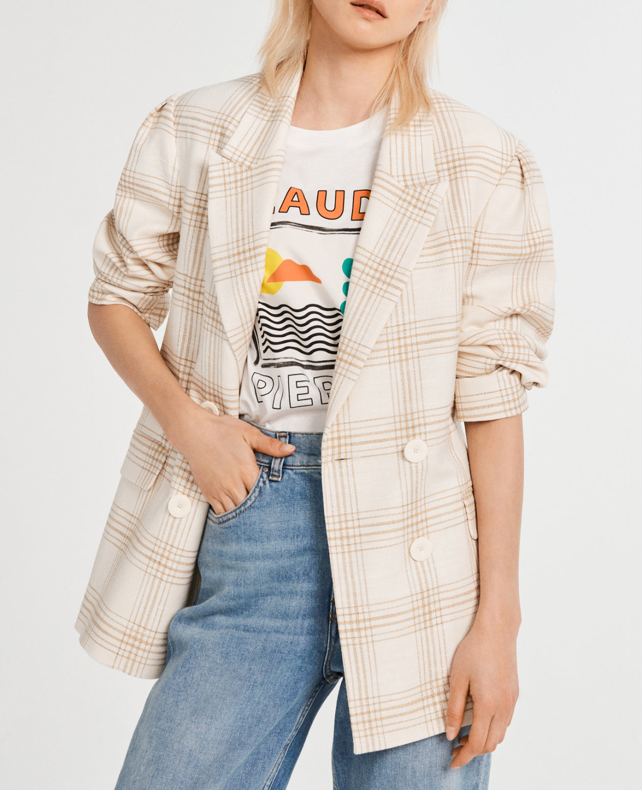 Claudie Pierlot - Veste Tailleur - Volis - Bicolore