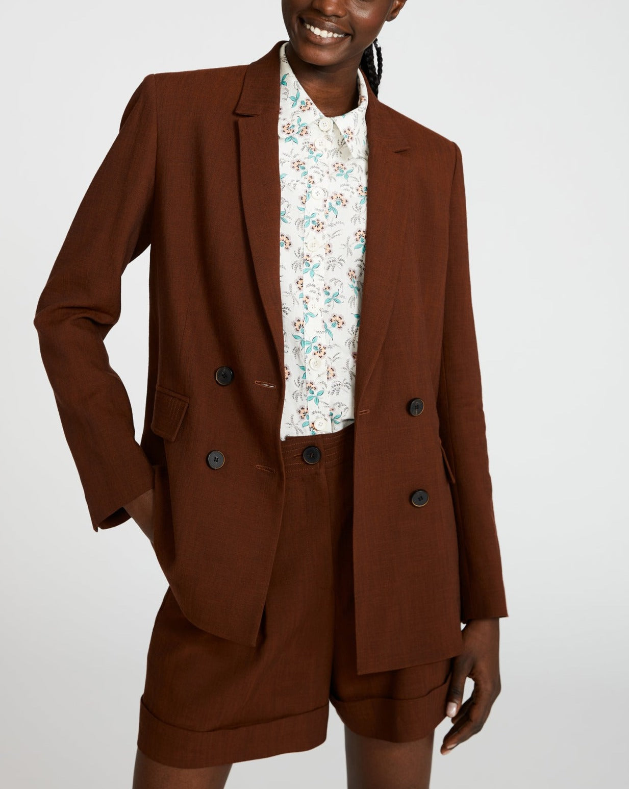 Claudie Pierlot - Veste Tailleur - Vrille - Marqueterie