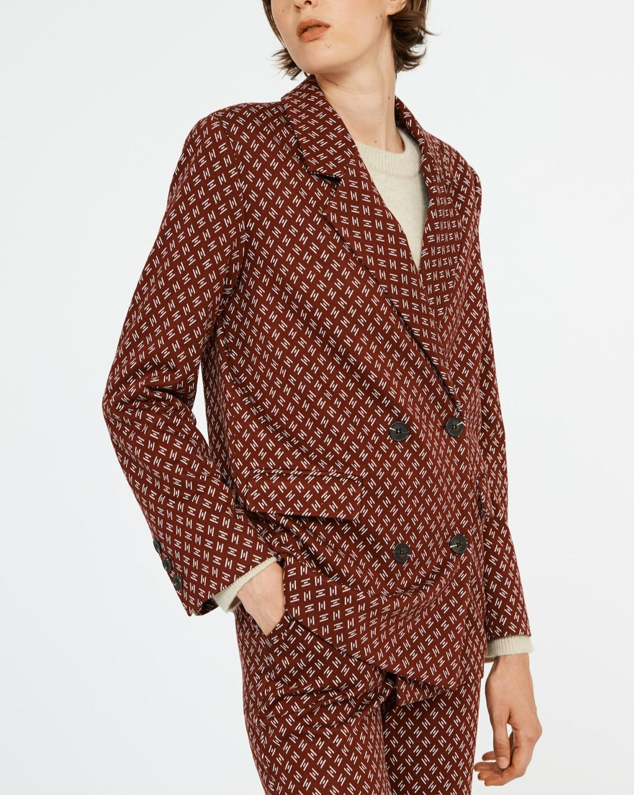 Claudie Pierlot - Suit Jacket - Vimy - Two-tone