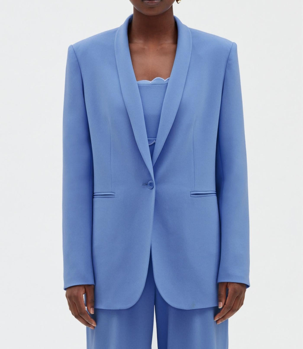 Claudie Pierlot - Chaqueta de traje - Variete Bis - Azul cielo