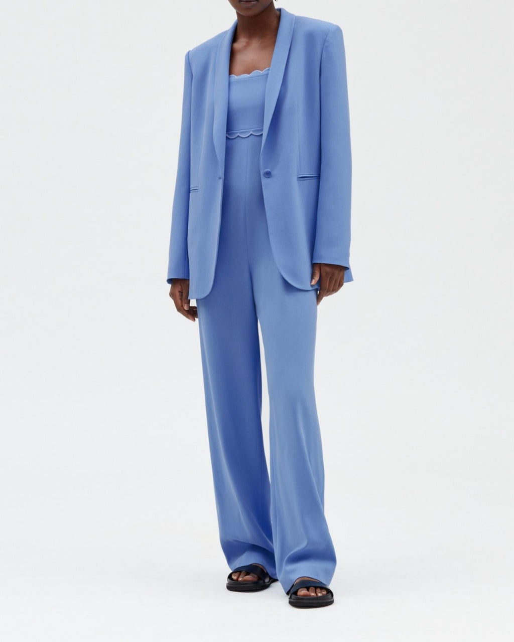 Claudie Pierlot - Chaqueta de traje - Variete Bis - Azul cielo