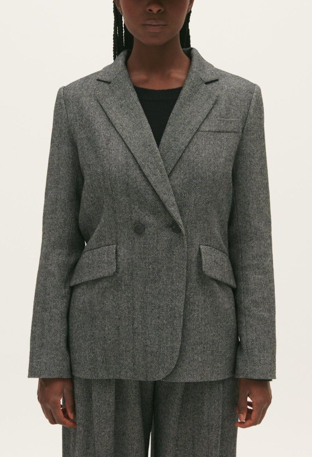 Suit Jacket - Villaga Chevron - Two-tone