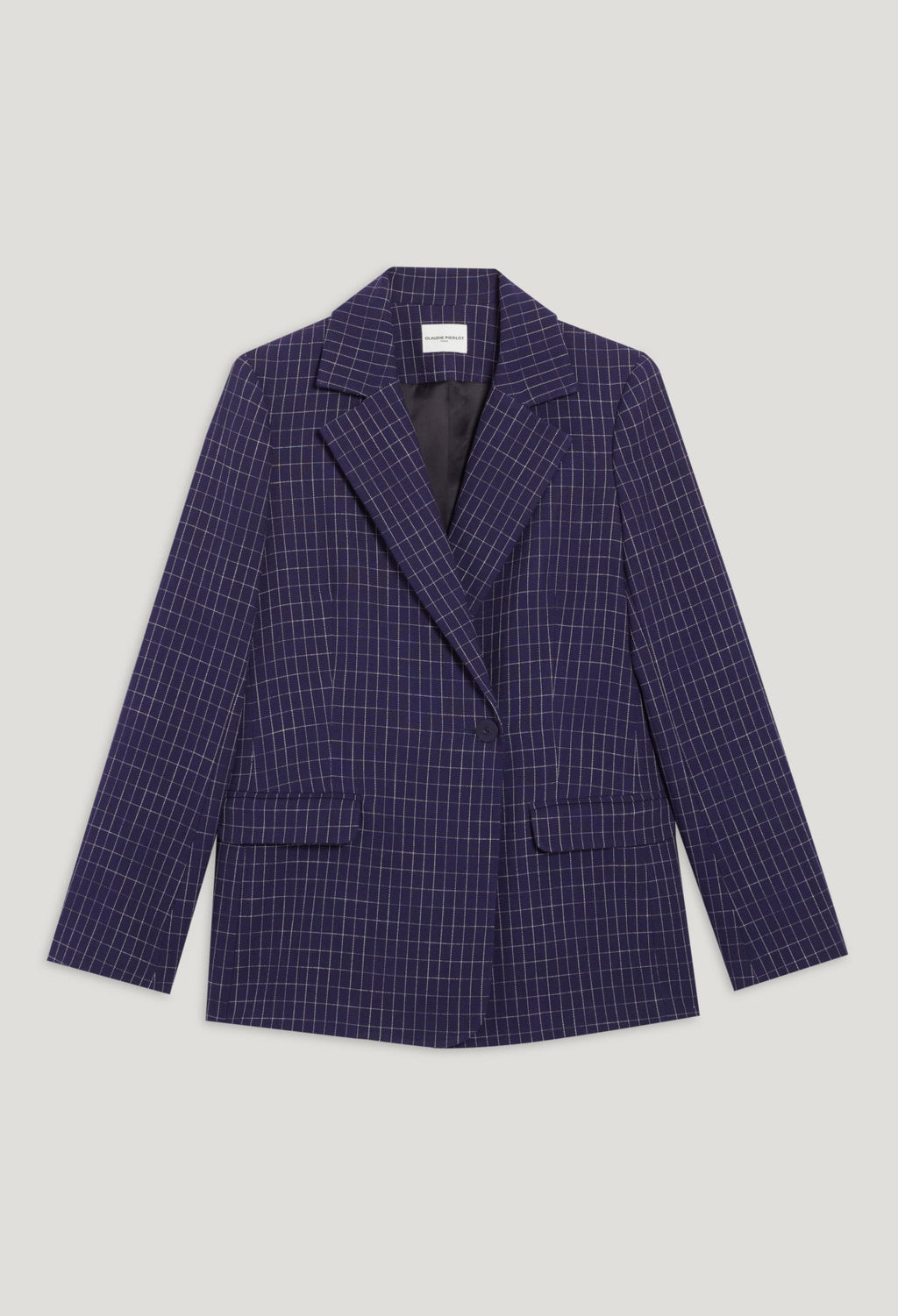 Suit Jacket - Villacheck - Indigo