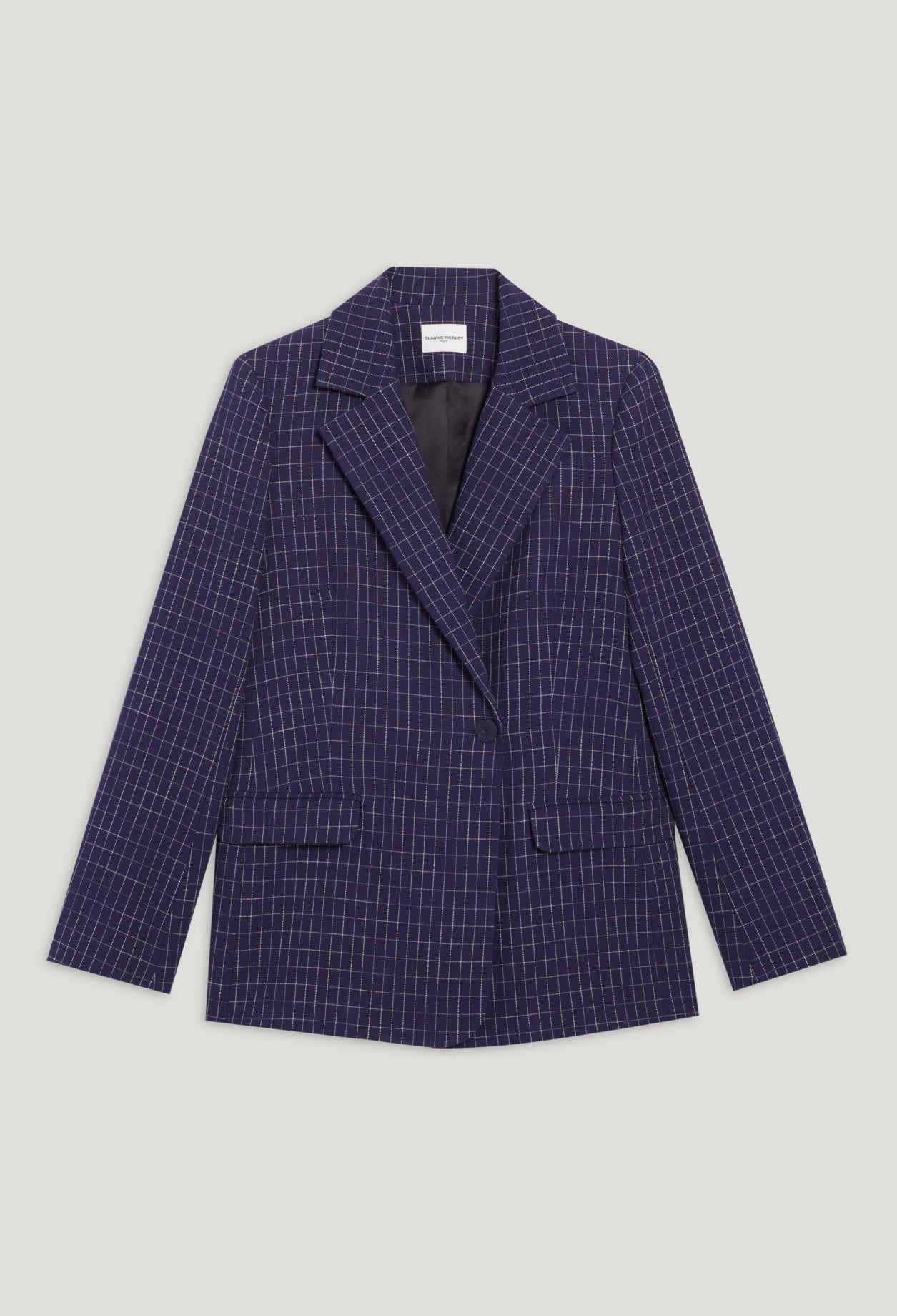 Suit Jacket - Villacheck - Indigo
