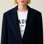 Veste Tailleur Oversize Marine