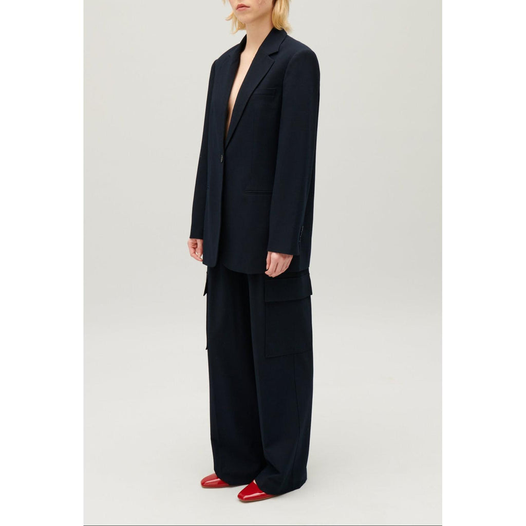 Veste Tailleur Oversize Marine