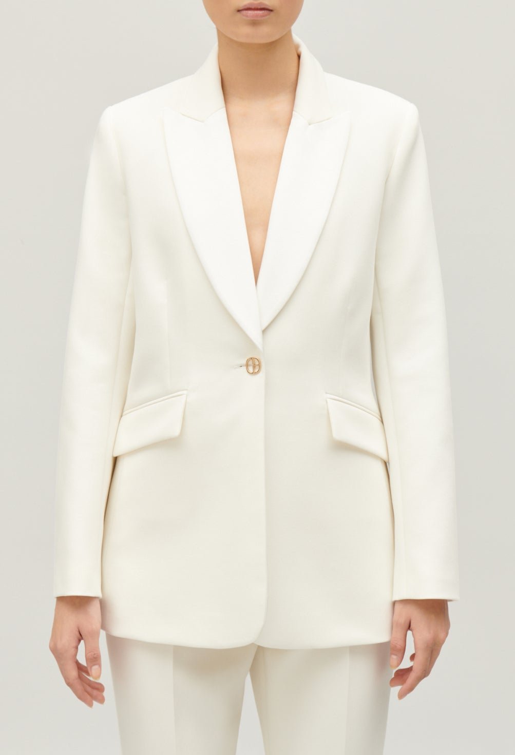 Claudie Pierlot - Veste Tailleur - Velours - Blanc