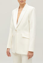 Claudie Pierlot - Veste Tailleur - Velours - Blanc