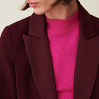 Claudie Pierlot - Chaqueta de Traje Abotonada con Cinturón