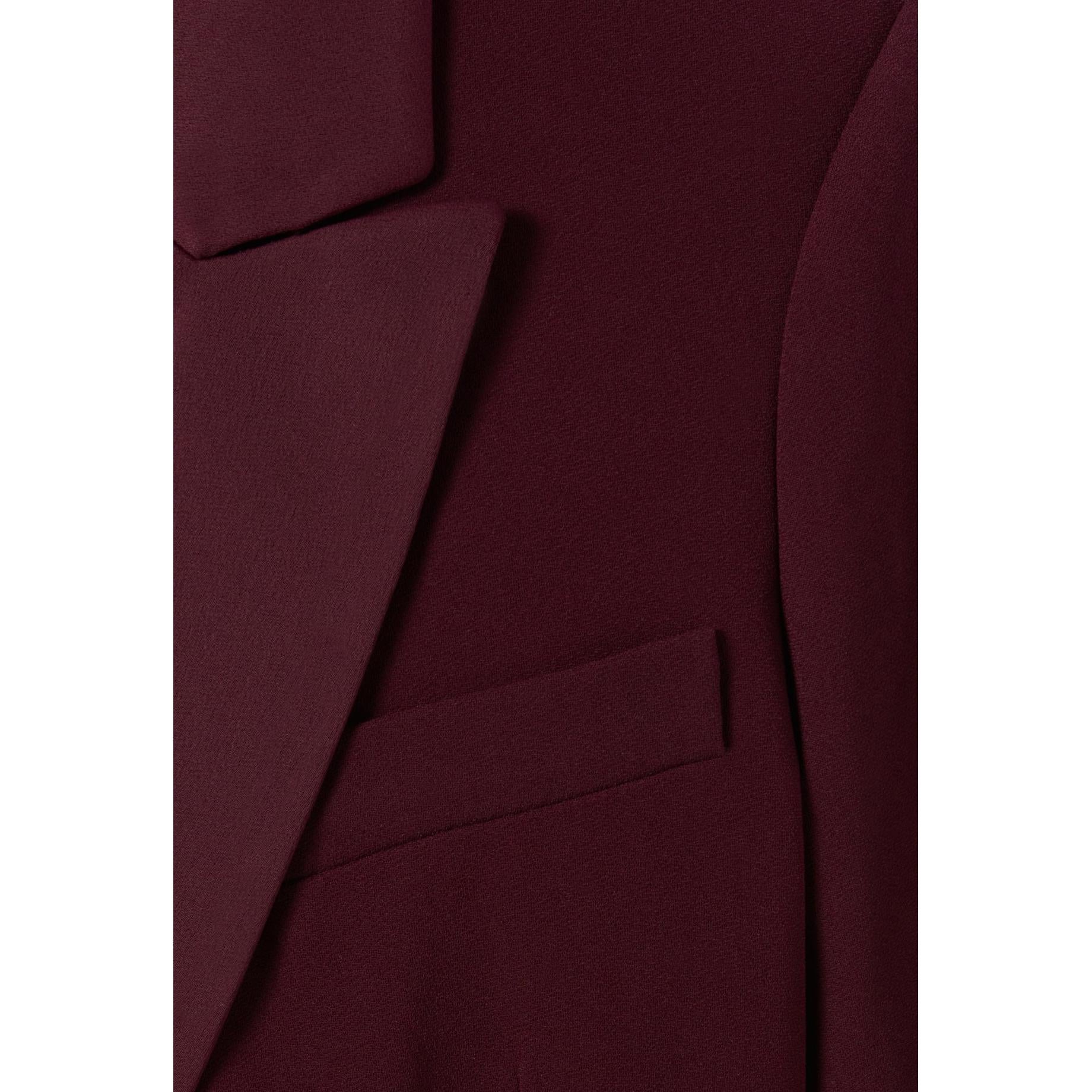 Claudie Pierlot - Chaqueta de Traje Abotonada con Cinturón