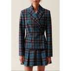 Chaqueta de traje a cuadros