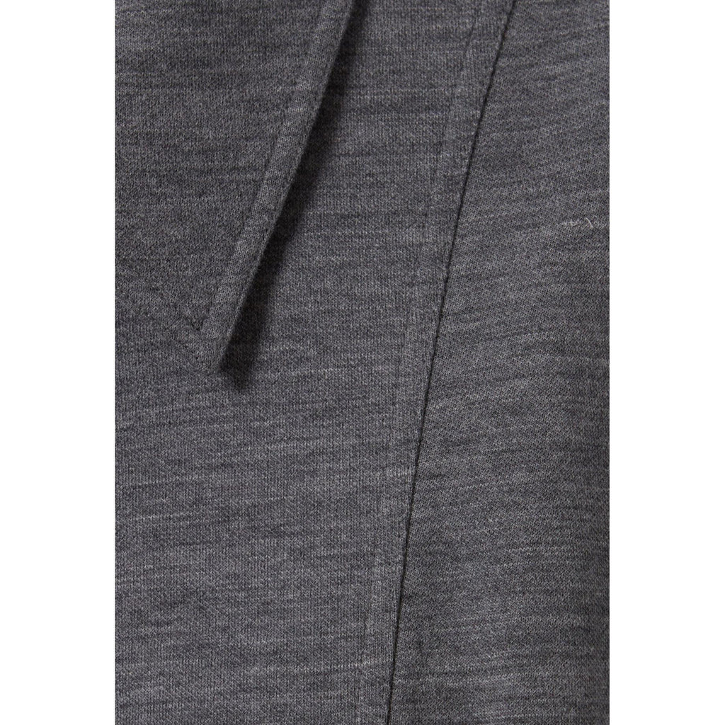 Chaqueta Entallada con Cremallera Gris