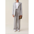 Chaqueta Sastre Gris Lana Mezclada