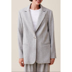 Chaqueta Sastre Gris Lana Mezclada
