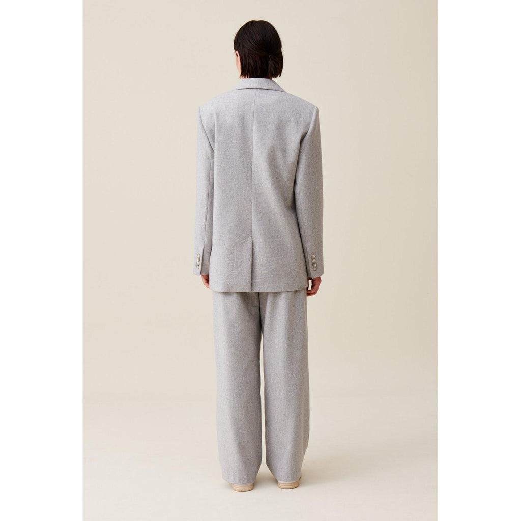 Chaqueta Sastre Gris Lana Mezclada