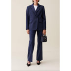 Navy Double-Breasted Blazer