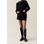 Claudie Pierlot - Veste Droite Noire Tweed