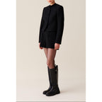 Claudie Pierlot - Veste Droite Noire Tweed
