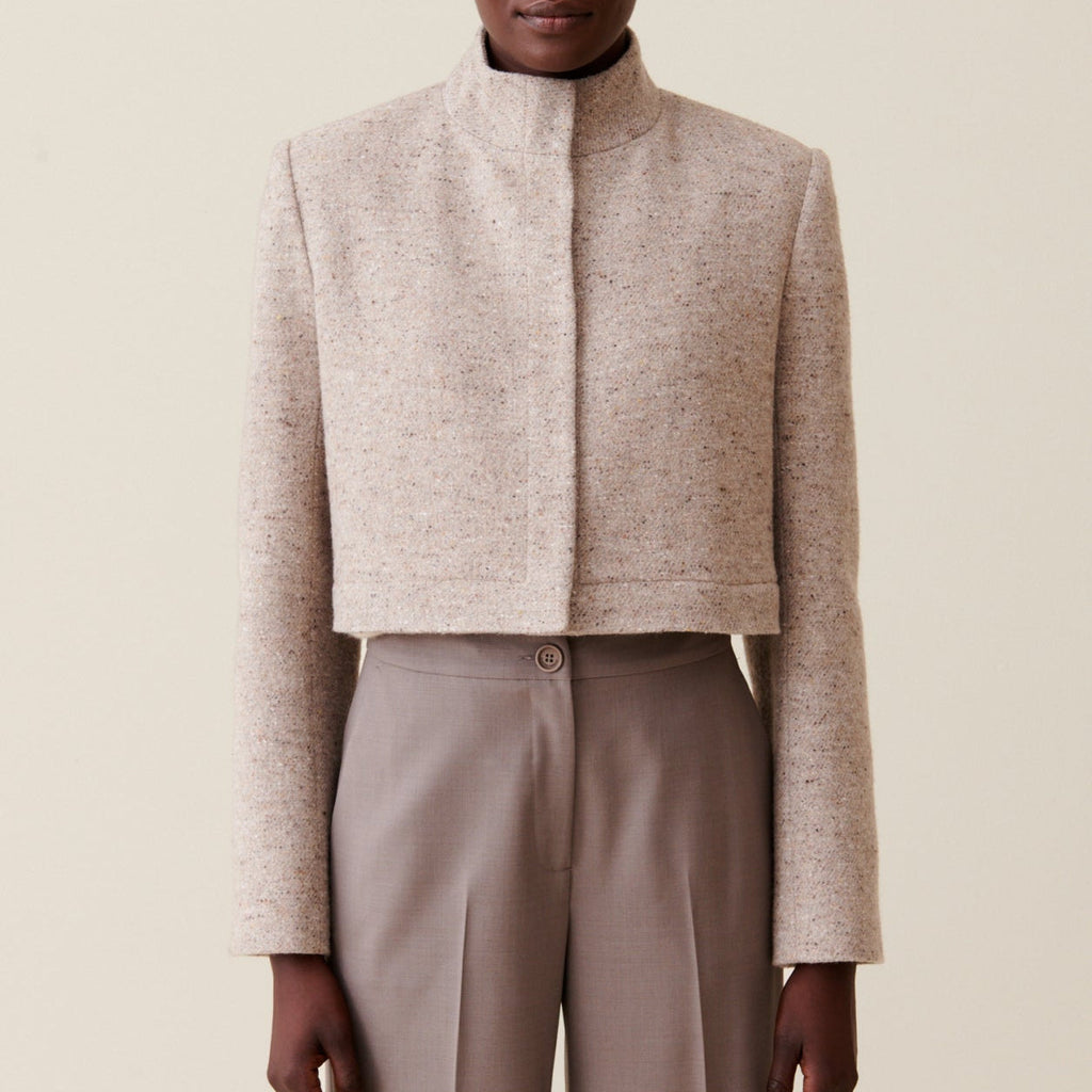 Short Stand-up Collar Jacket