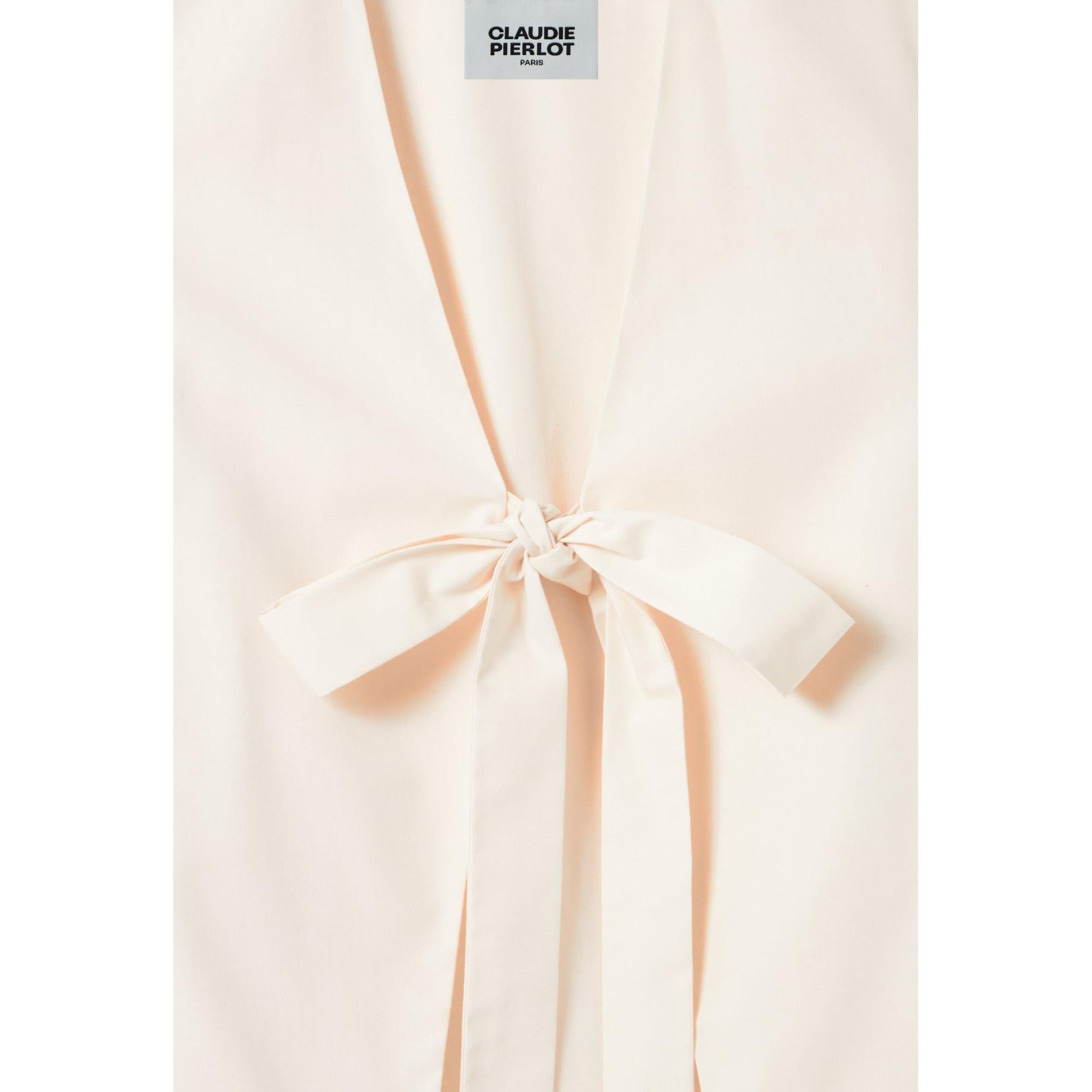 Blusa Cuello En V Para Anudar