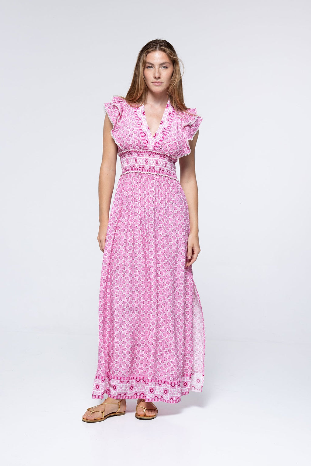 Vestido Clemence - Pink Lotus