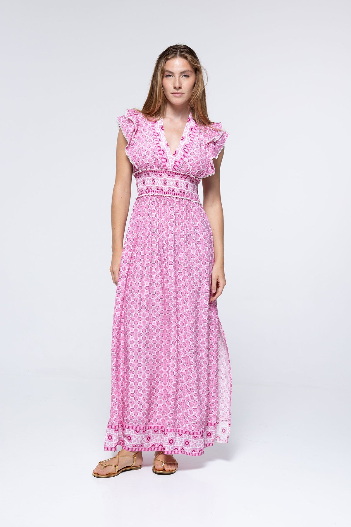 Vestido Clemence - Pink Lotus