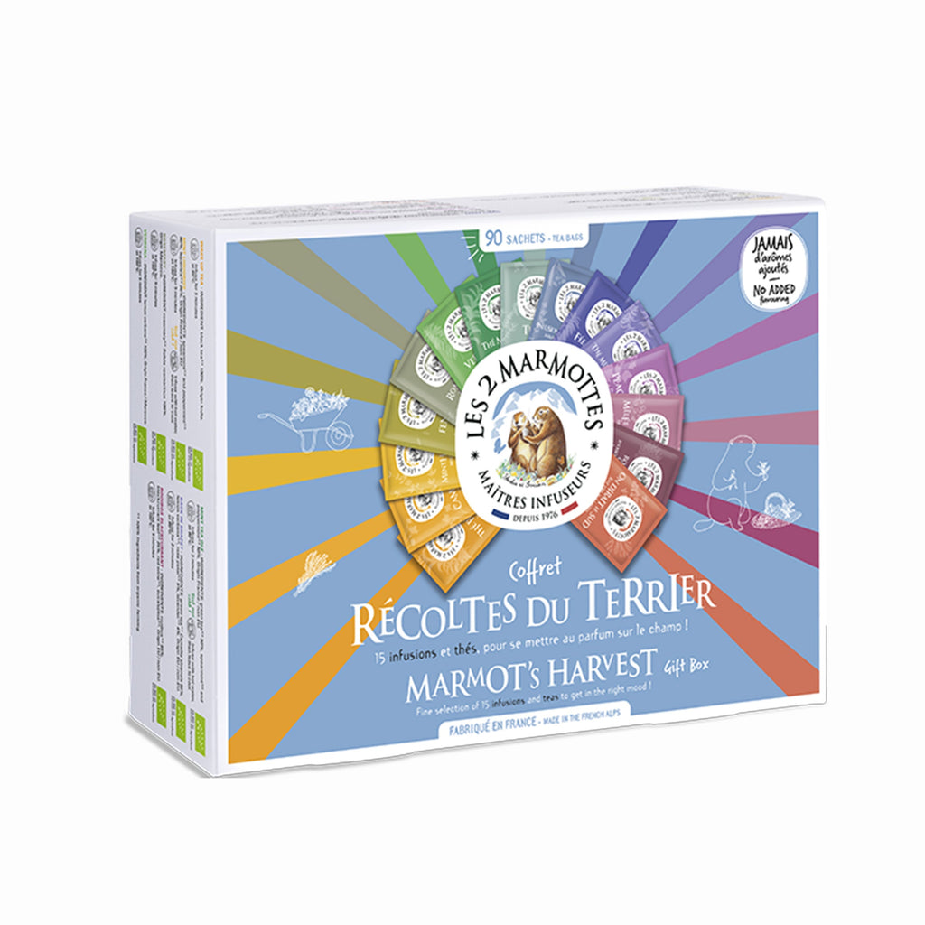 Caja Cosecha Terrier - 15 Infusiones Y Tés - 90 Sobres