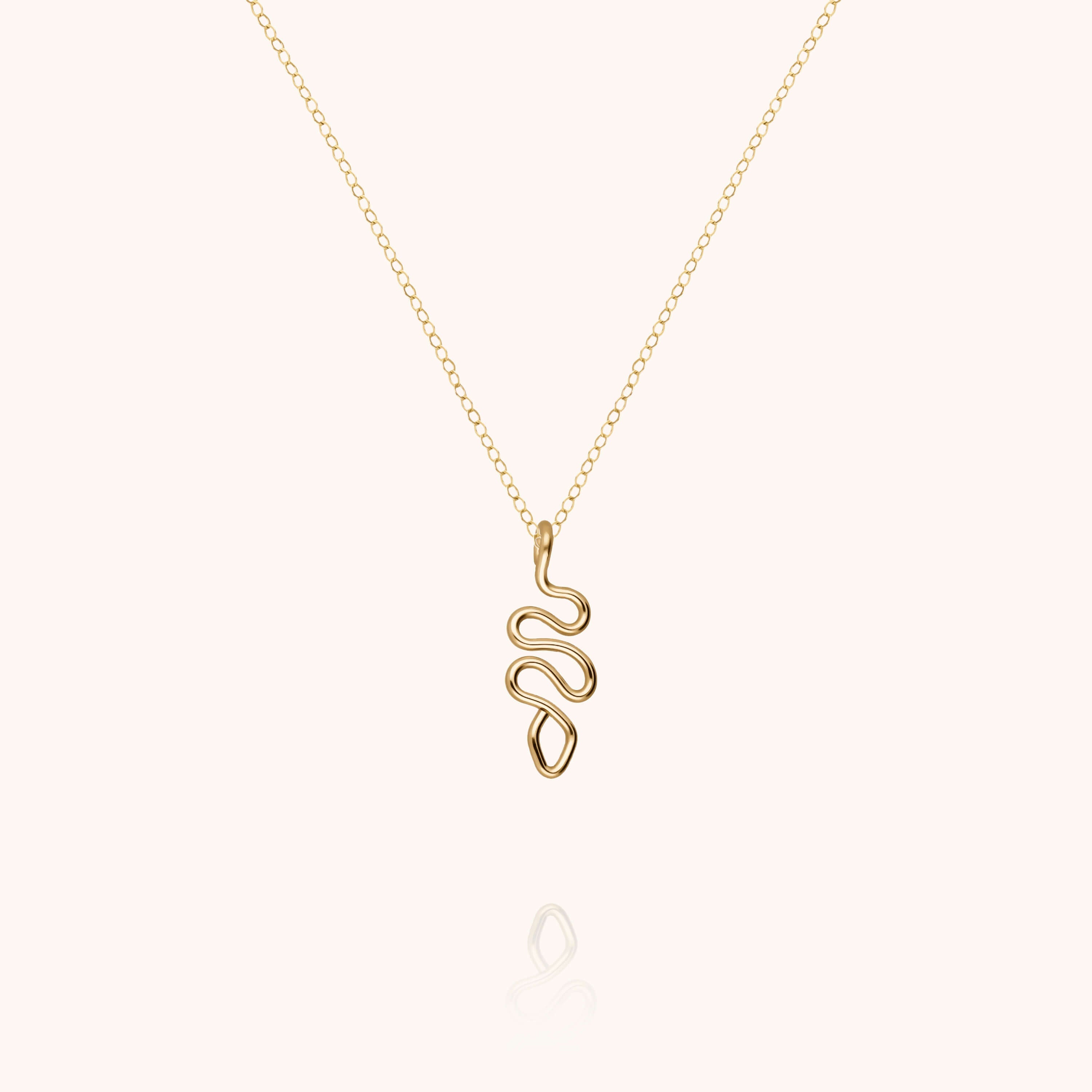 Collar Charms Serpiente — hecho a mano en París