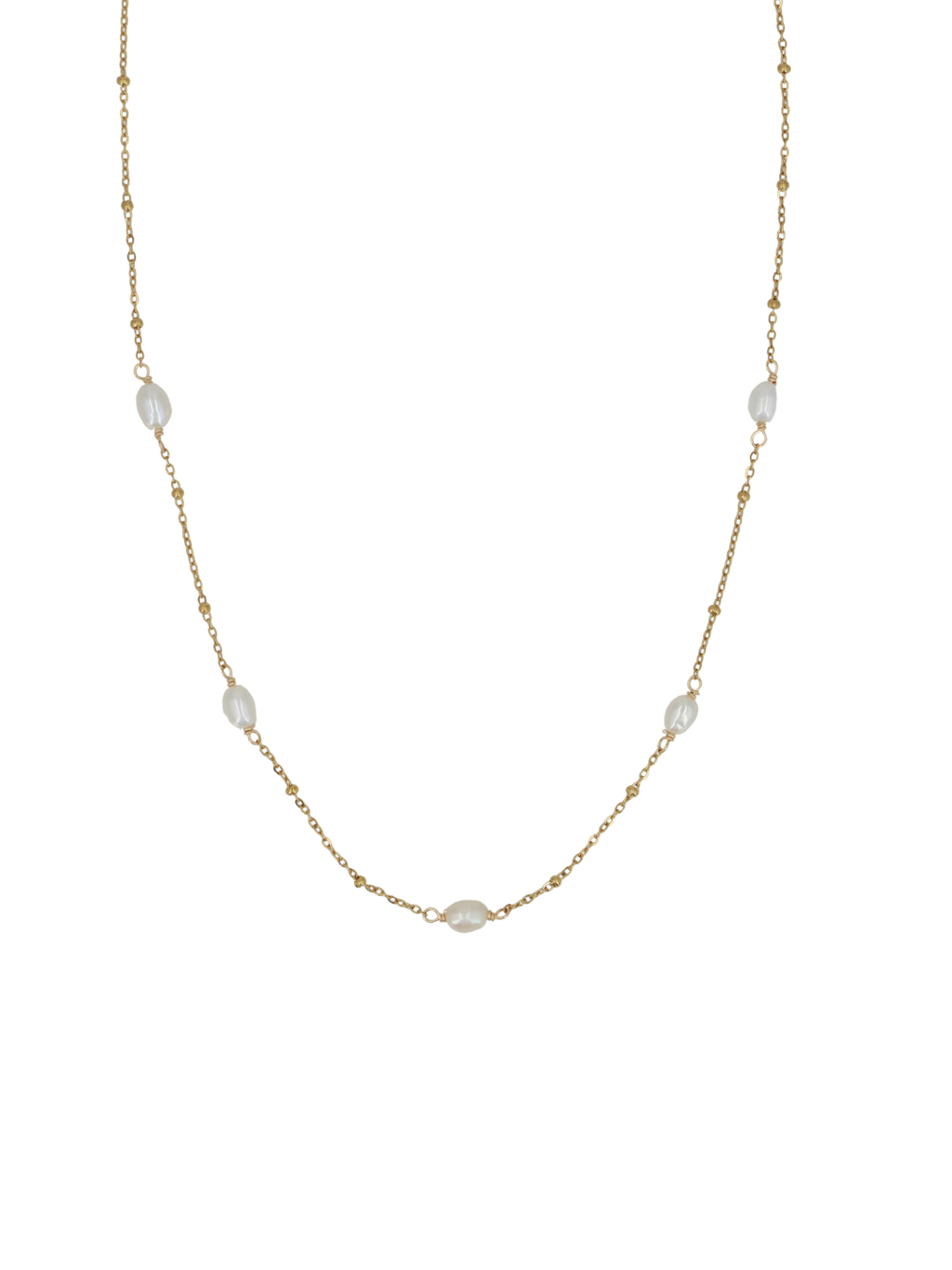 Collier Diane - Or & Parle Blanche