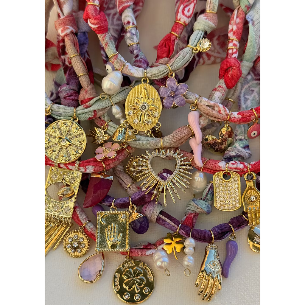 Collier Cosmic Vibes Plaque Strass