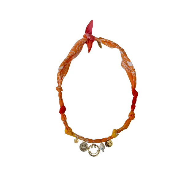 Collier Ibiza Sunrise Multi Smiley