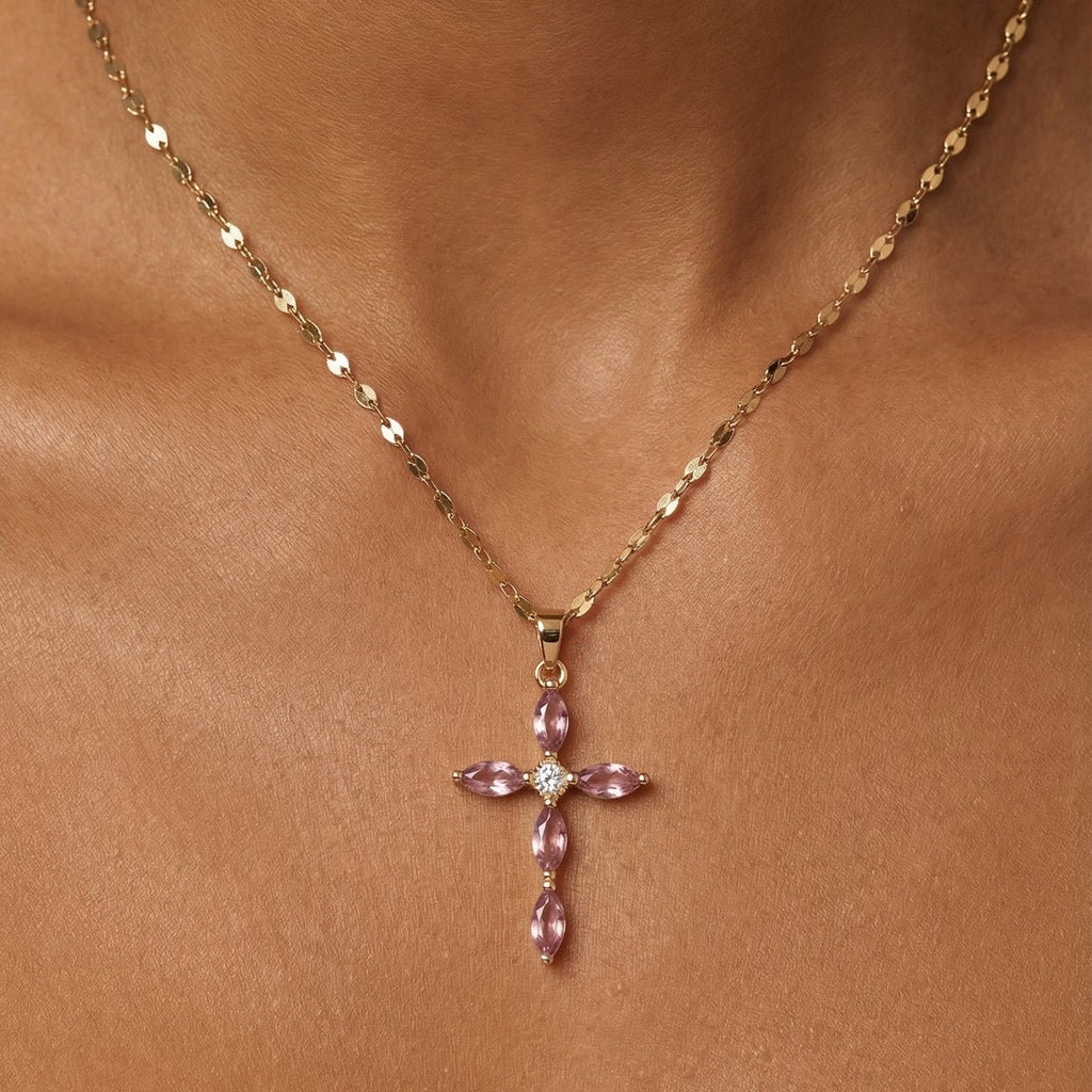 Collier Agathe Rose