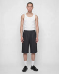 Coltesse - Loose Cotton Shorts Dark Gray