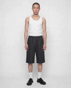 Coltesse - Loose Cotton Shorts Dark Gray