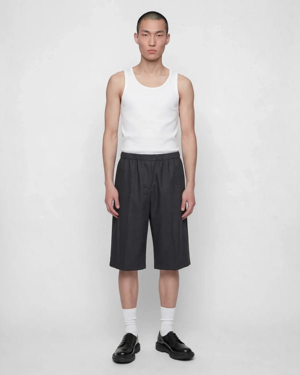 Coltesse - Short Ample En Coton Dark Grey