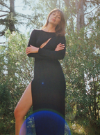 Robe Cut Deep Black