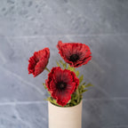 Coquelicot Artificiel Rouge