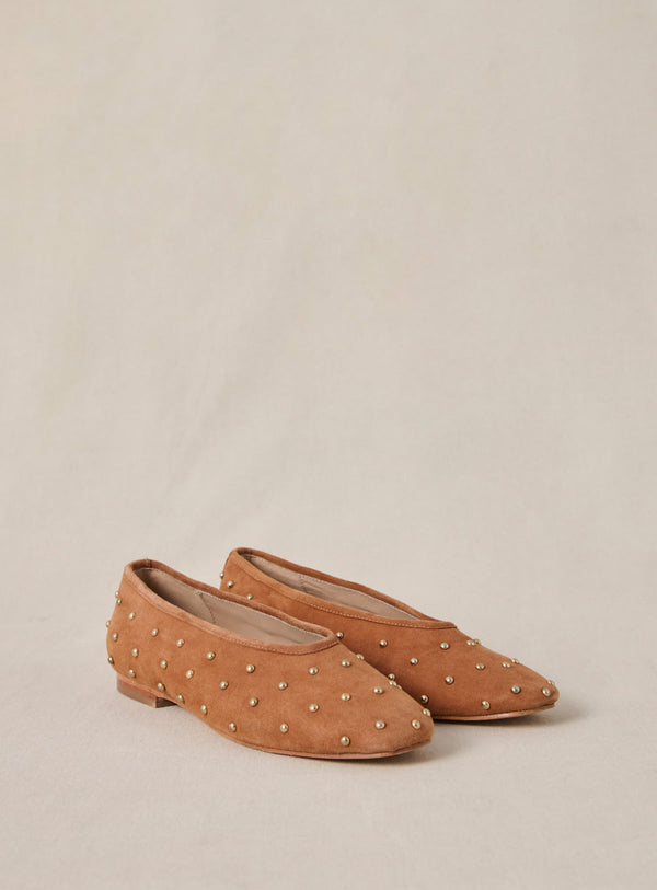 Ballerines Coralie - Cognac