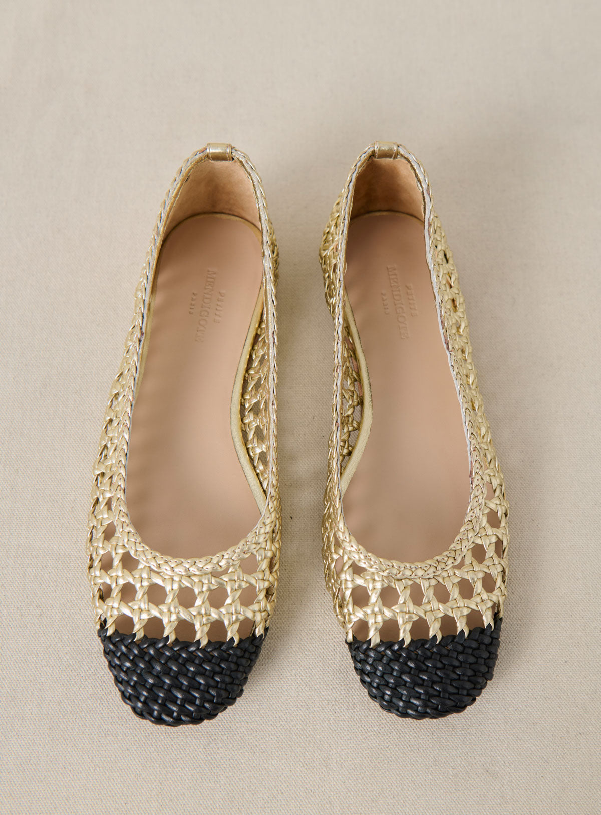 Coralie ballerinas - Gold