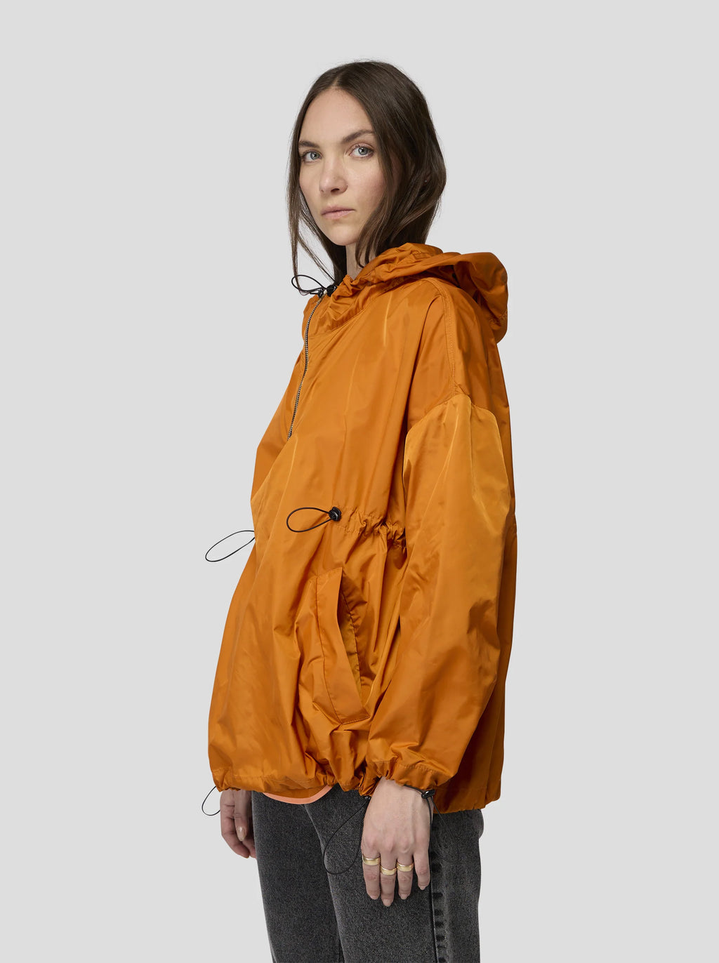 Abrigo Tony Windbreaker In Shifting Terre De Feu Canvas